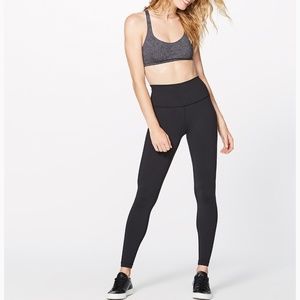 Lululemon hi rise wunder under, full length 8